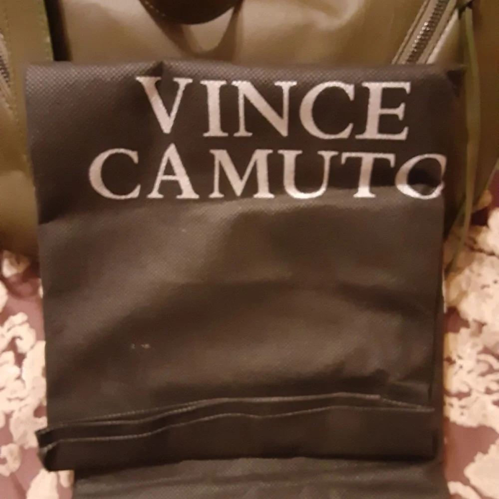 Vince Camuto Grady Hobo Style Nappa Lamb Leather Bag & Dust Bag